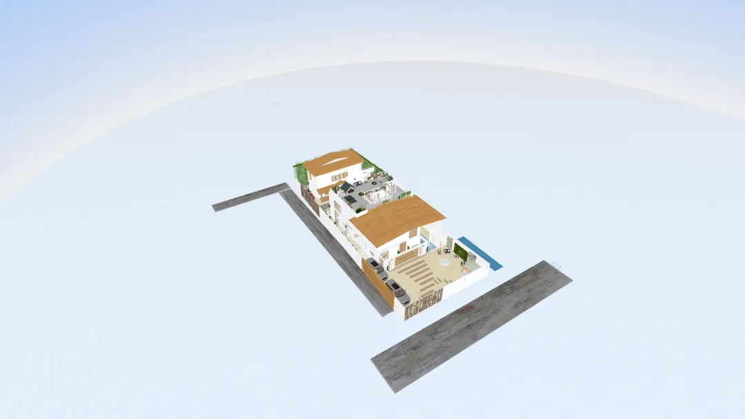 Outhouse with Mezzanine floor_copy 3d design renderings