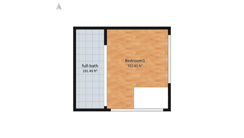 minimal apartment floor plan 247.41