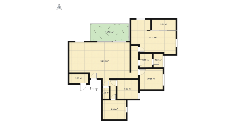New apartment design floor plan 725.56