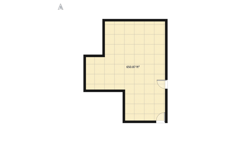 Drawing room floor plan 64.84