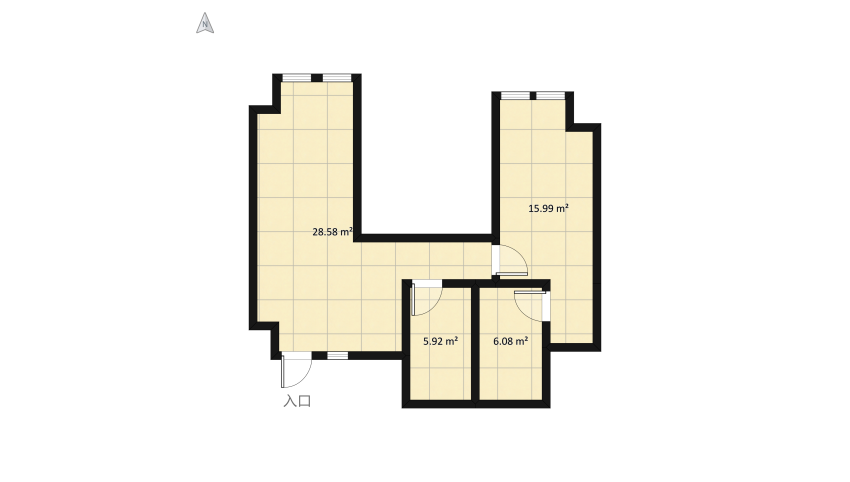 FERAH floor plan 65.18
