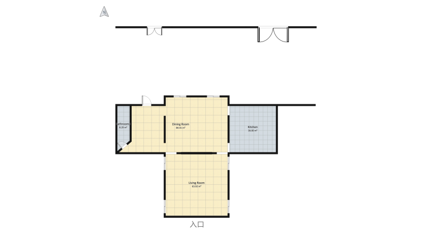 THE SMART APARTMENT floor plan 374.6
