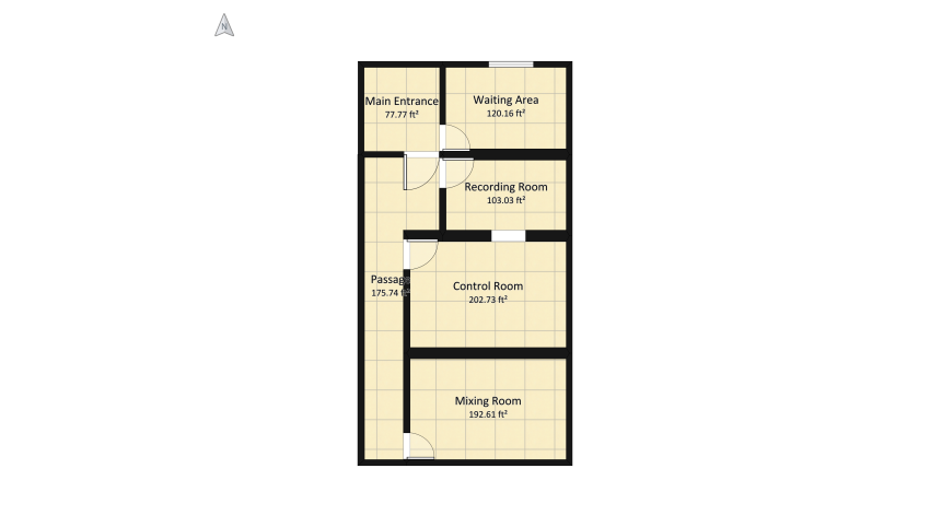 Copy of Studio floor plan 94.29