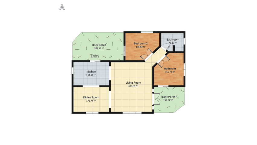 Cozy Family Residence floor plan 162.16