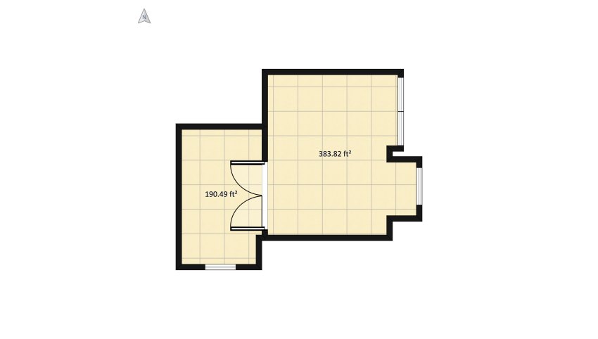 Спальня ＂Весна＂#StPatrickContest floor plan 58.71