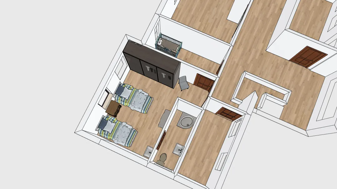 lose upstairs plan3 3d design renderings