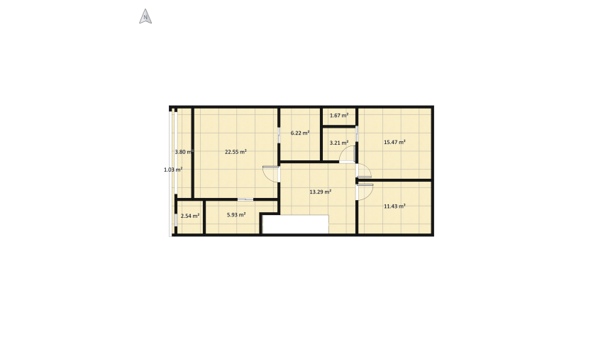 Casa real floor plan 283.28