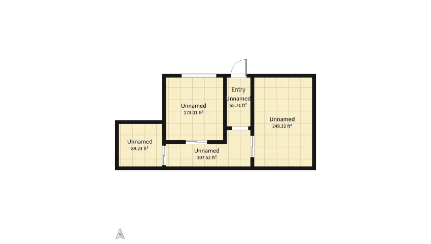 Home №2 floor plan 62.6