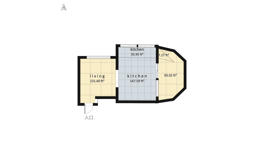 hiking the mountains house. floor plan 92.08
