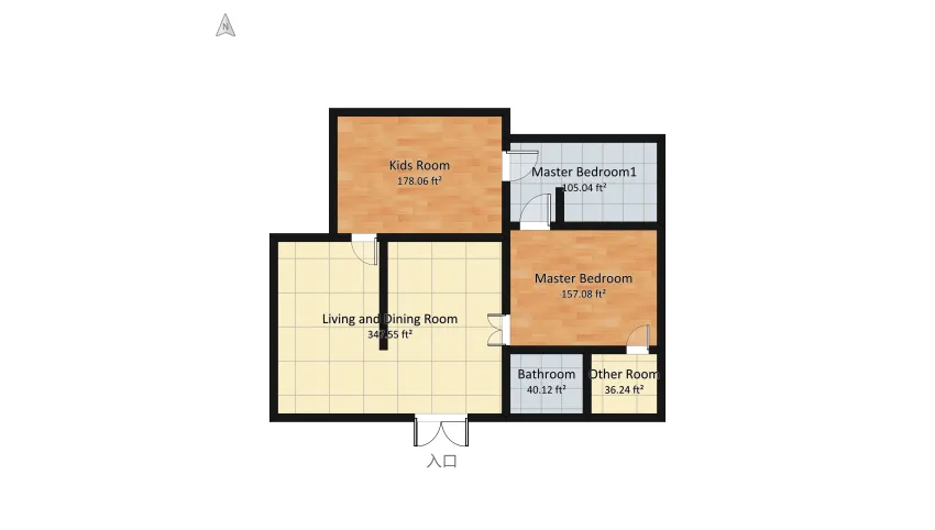 StarterHouse floor plan 151.5