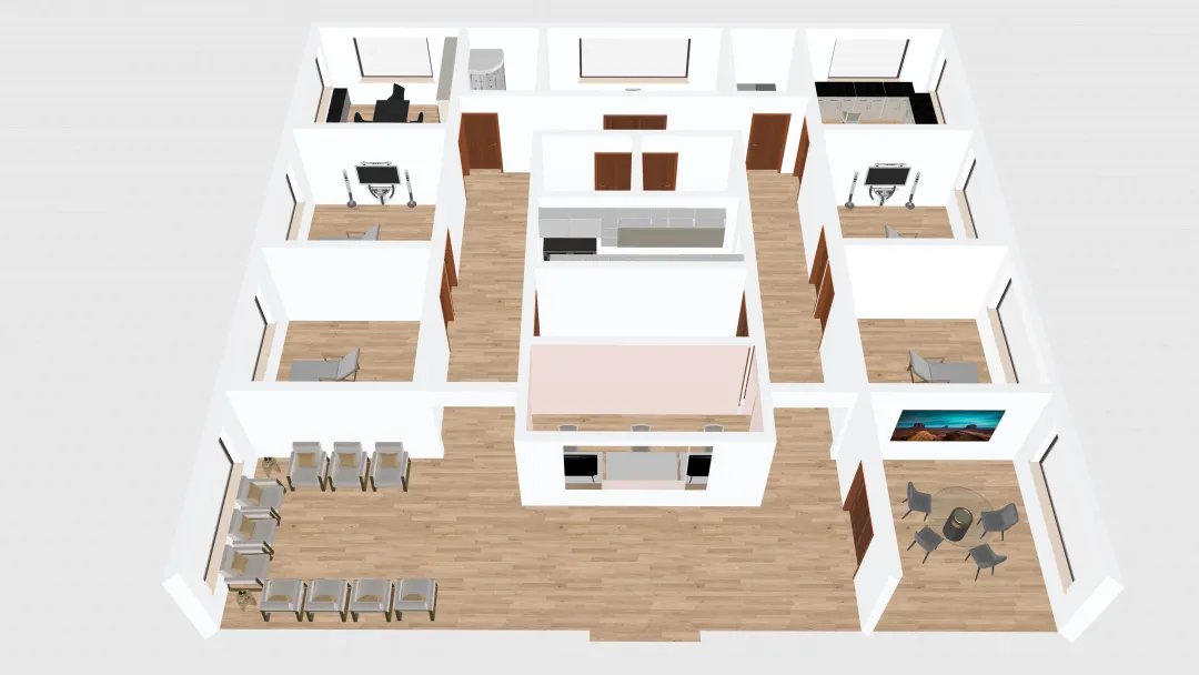 dental office 3d design renderings