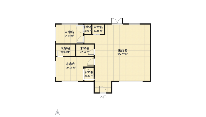 Starter Home floor plan 88.75