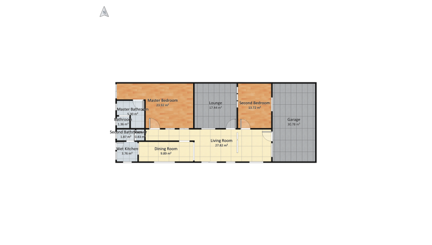 OKK - Extended (exact Measurement) floor plan 146.73