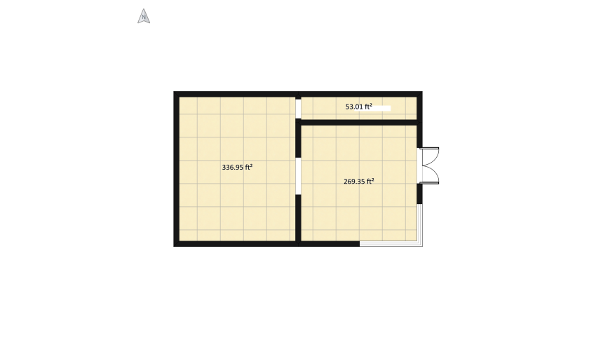 Small Apartment floor plan 67.97