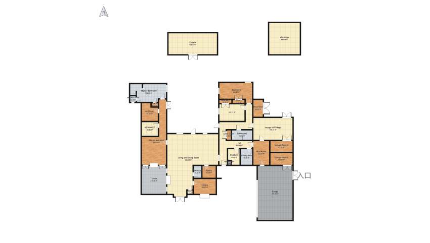 2021 Napier Custom Home floor plan 591.5