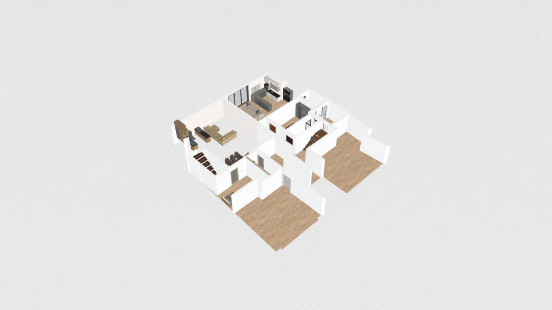 habitaciones pequeñas arriba 3d design renderings