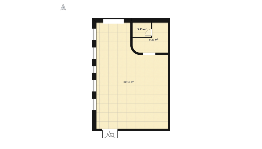 #EmptyRoomContest-Industrial Chic Style floor plan 102.6