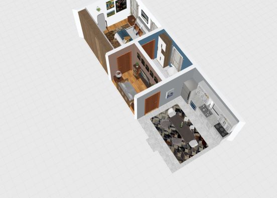 Floor Plan- Apartment_copy Design Rendering