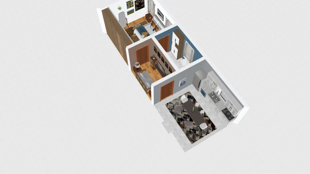 Floor Plan- Apartment_copy 3d design renderings