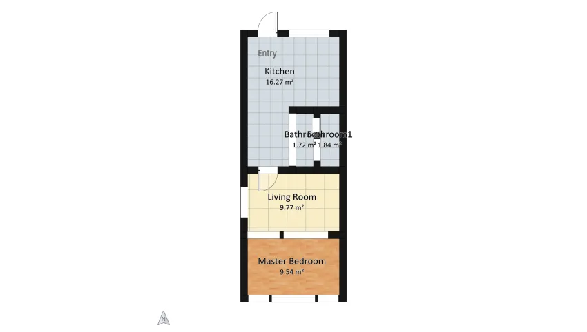 Purple and Violet MiniHouse floor plan 39.14