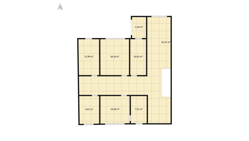 2doNivel Proyecto floor plan 154.37