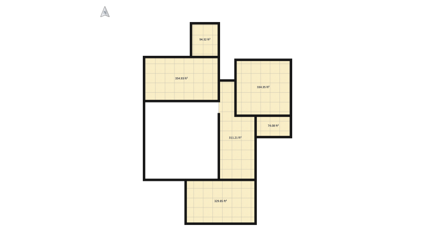 Luxurious 2 story 4BHK floor plan 601.71