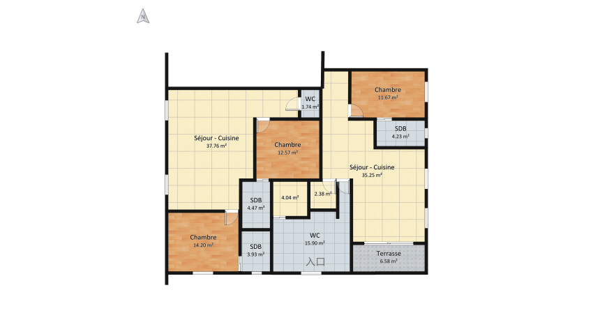 Copy of Durivage Terrasse V5 elec floor plan 427.54