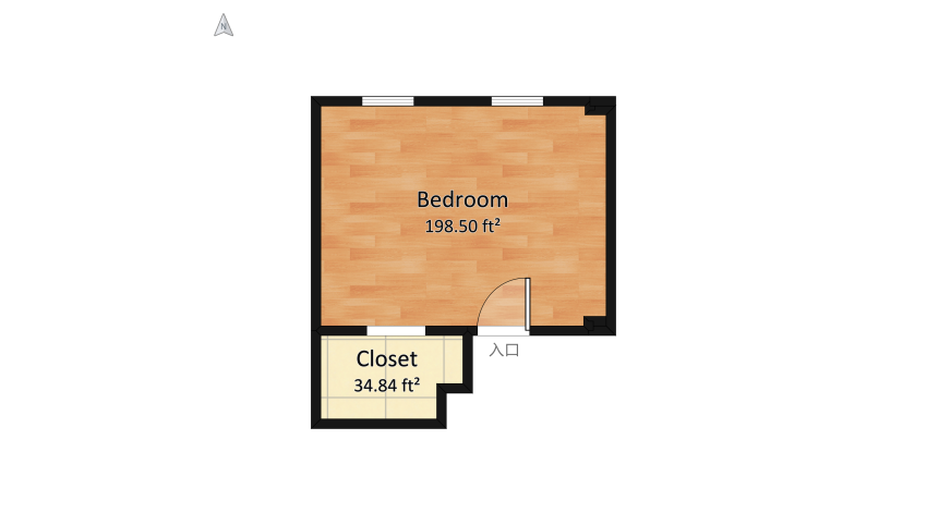 Bedroom Design for Teenage Girl floor plan 23.8