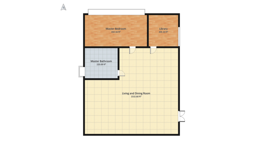 Big-single-Loft floor plan 235.95