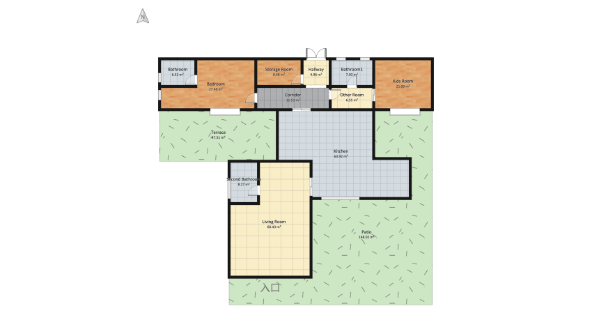 Casa T floor plan 632.39
