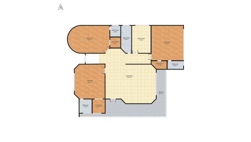 home 1F-2 floor plan 3347.38