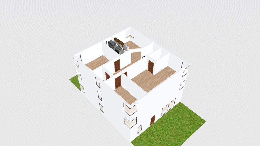 Townhome, 6 Bedroom, 3.5 bathroom 3d design renderings
