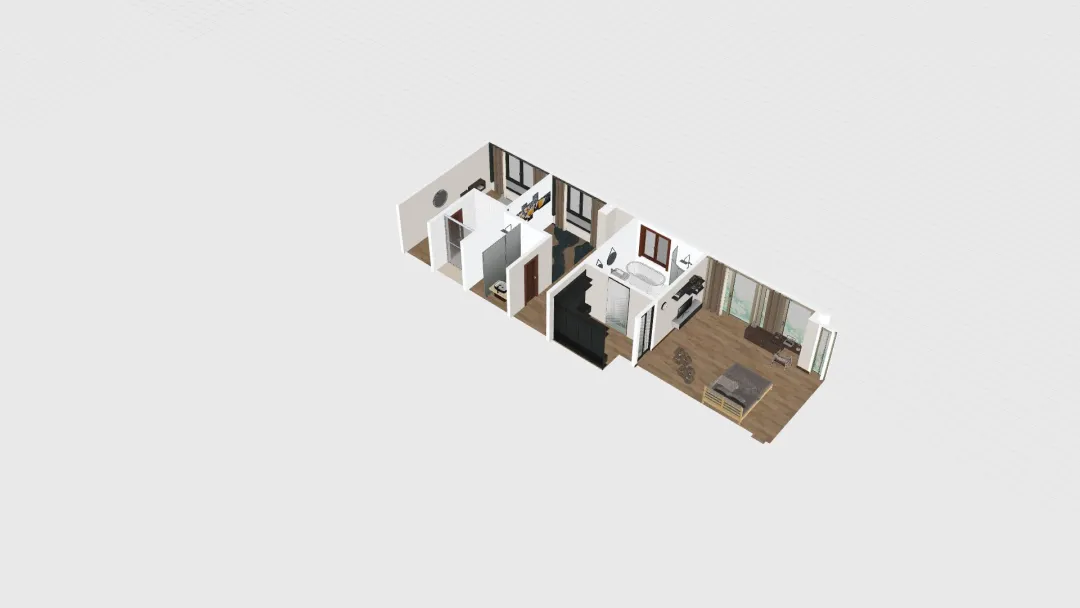 The Fine (2nd Bedroom) 3d design renderings