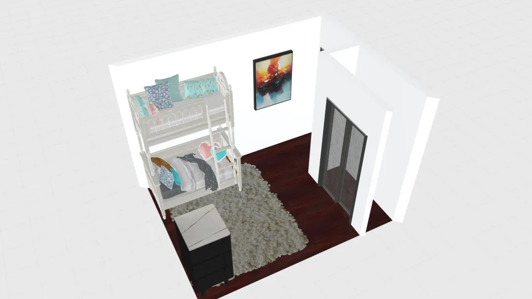 Child's Room 3d design renderings