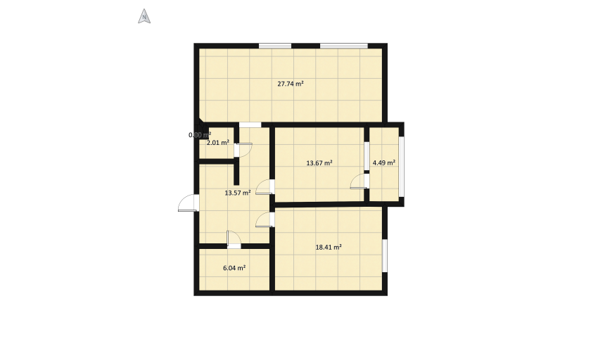 Интерьер квартиры. floor plan 98.3