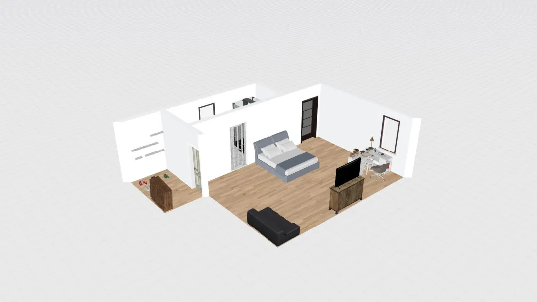 Johnson master bed room_copy 3d design renderings