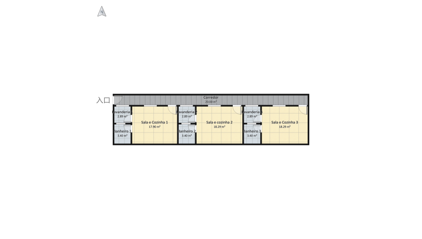 v2_Projeto residencia unifamiliar floor plan 184.38