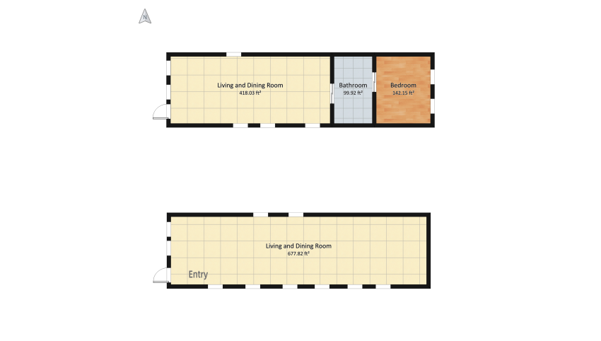 Two House One Project floor plan 203.47