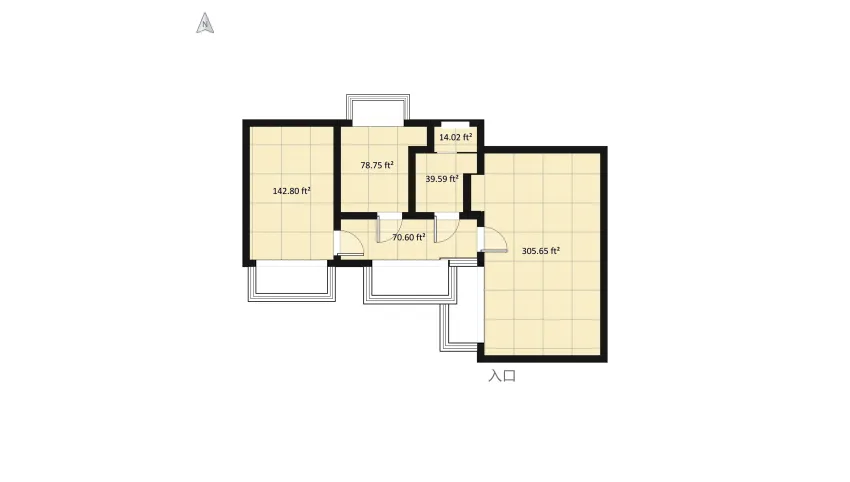 A06 floor plan 60.53