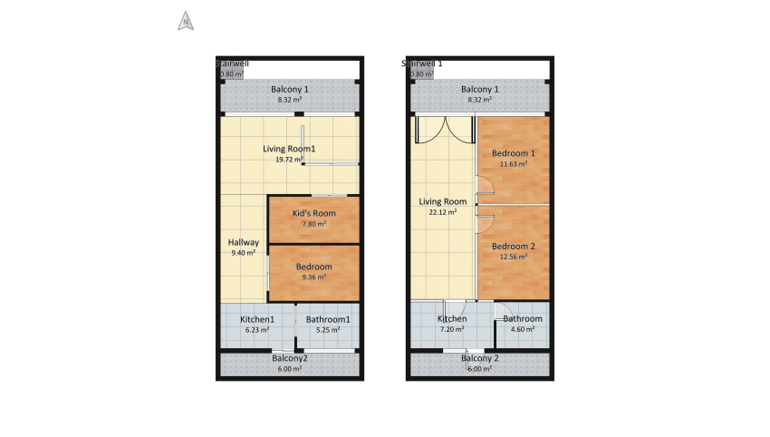 Copy of Room 4 - Natural Wood Tones floor plan 171.12