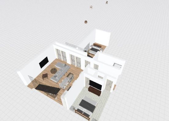 JULIE Working version Ohana w/2nd bdrm in loft over kitchen Design Rendering
