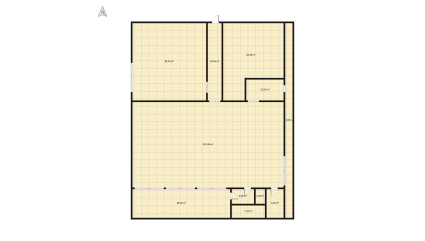 Working space VDA floor plan 545.73