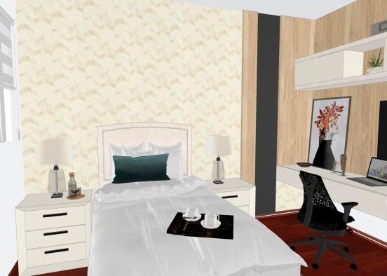 Copy of Dormitorio Home Office op2 Design Rendering