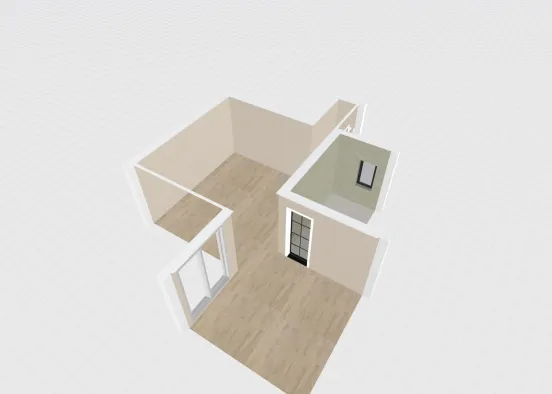 # 16-Modern Apartment Empt Room Визуализация дизайна