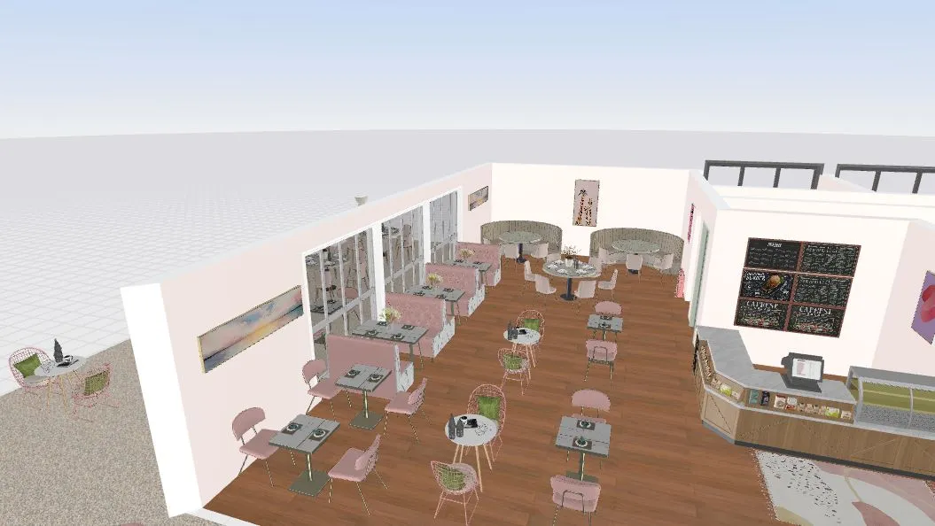 raina haus restaurant_copy 3d design renderings