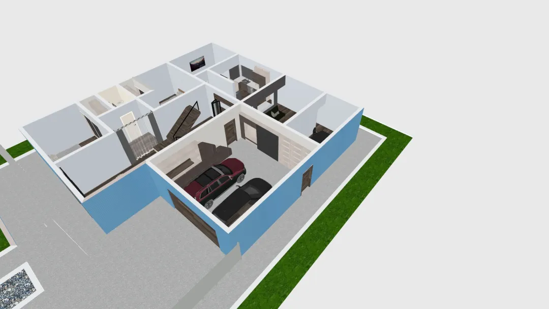Ideal Future Home Garage Remodel_copy 3d design renderings