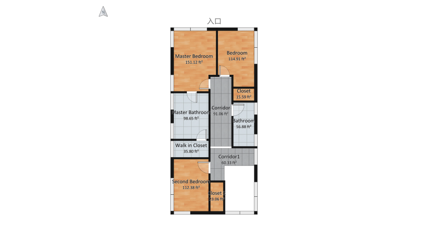 Two-Story Townhome-Detached floor plan 164.23