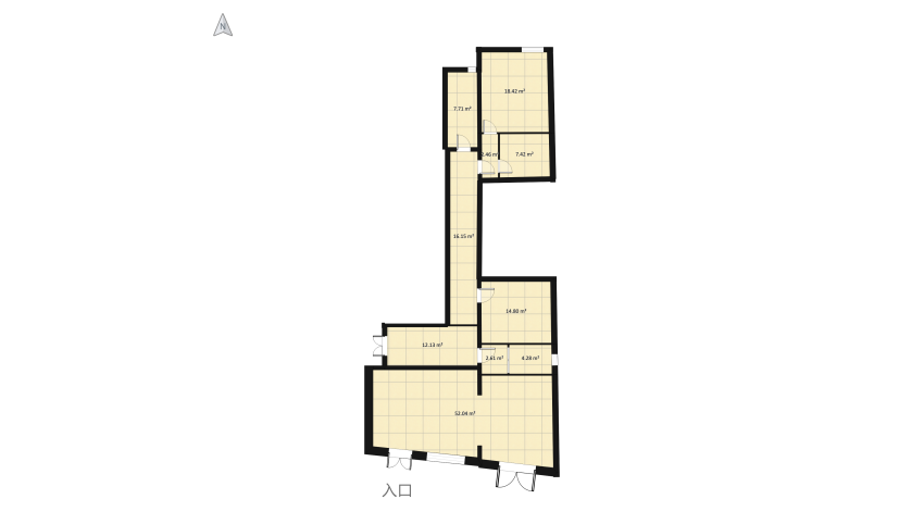 San Cesario floor plan 158.62
