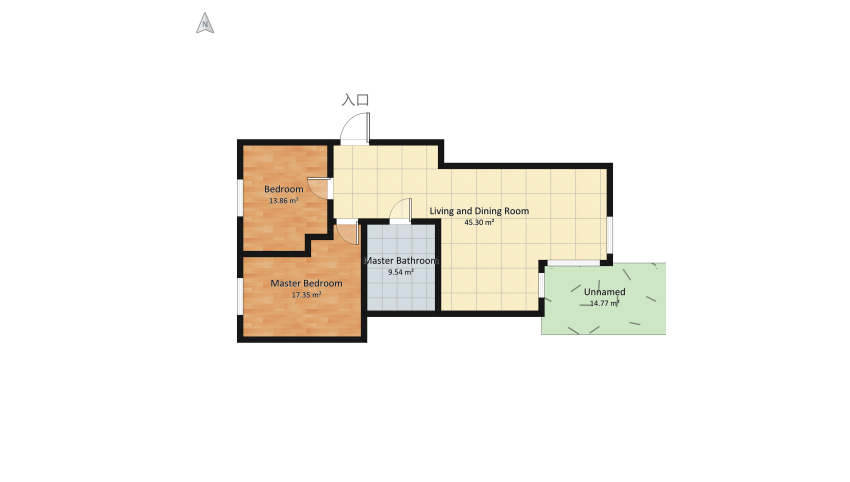 modern house design floor plan 110.86