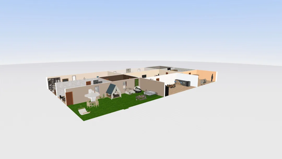 Appartamento Ambra e Giorgia 3d design renderings